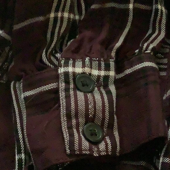 Jennifer Lopez Dark Plaid One Piece Dress Large - Picture 5 of 7